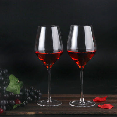คุณภาพ Hand Blowned Thin Wall Lead Free Crystal Wine Glass โรงงาน