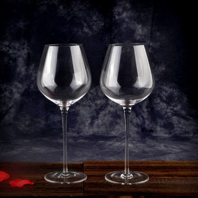 คุณภาพ Hand Blowned Thin Wall Lead Free Crystal Wine Glass โรงงาน