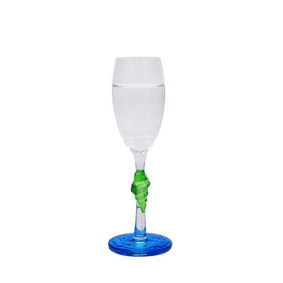 คุณภาพ Creative Sea Animal Stem Crystal Wine Glass For Summer Holiday โรงงาน