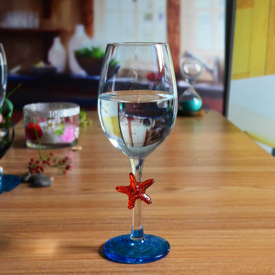 คุณภาพ Creative Sea Animal Stem Crystal Wine Glass For Summer Holiday โรงงาน