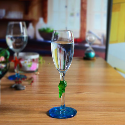 คุณภาพ Creative Sea Animal Stem Crystal Wine Glass For Summer Holiday โรงงาน
