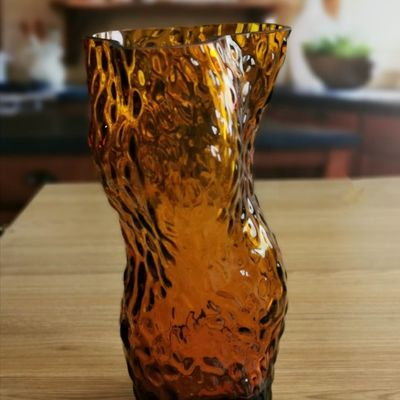 คุณภาพ Tree Stump Shaped Customize Color Decorative Glass Vase โรงงาน