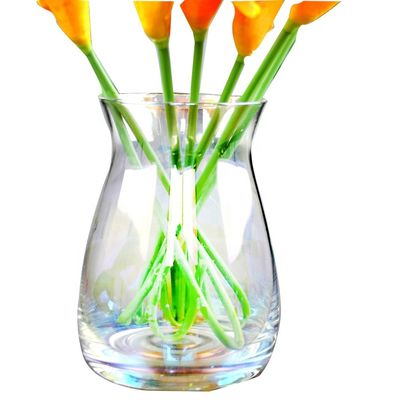 คุณภาพ Rainbow Decorative Glass Vase โรงงาน