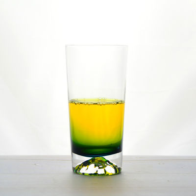 คุณภาพ Heavy Base Transparent Handmade Whiskey Glass For Party โรงงาน