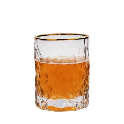 คุณภาพ Creative Embossed Stump Whiskey Glasses , Engraved Whiskey Glasses โรงงาน