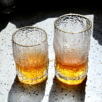คุณภาพ Creative Embossed Stump Whiskey Glasses , Engraved Whiskey Glasses โรงงาน