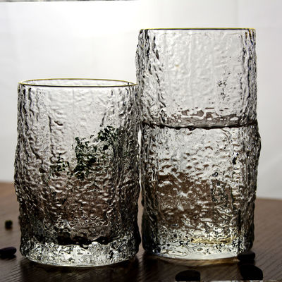 คุณภาพ Creative Embossed Stump Whiskey Glasses , Engraved Whiskey Glasses โรงงาน