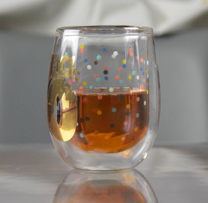 คุณภาพ High Borosilicate Double Wall Handmade Whiskey Glass โรงงาน