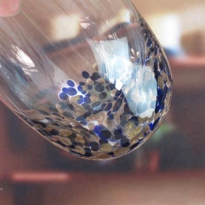 คุณภาพ Gold Stone Bottom Glass SGS 300ml Handmade Whiskey Glass โรงงาน