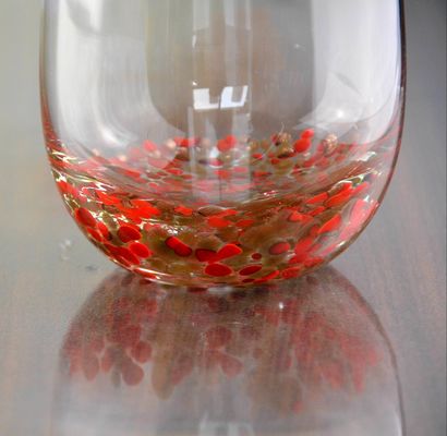 คุณภาพ Gold Stone Bottom Glass SGS 300ml Handmade Whiskey Glass โรงงาน