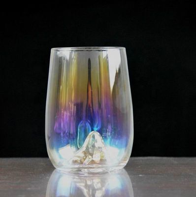 คุณภาพ 14 Oz Whiskey Glasses With Creative Ice Montain Bottom โรงงาน