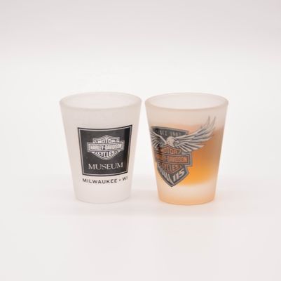 คุณภาพ 1.5oz Frosted High End Unique Shot Glasses For Liquor โรงงาน