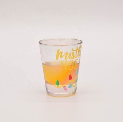 คุณภาพ 1.5oz Frosted High End Unique Shot Glasses For Liquor โรงงาน
