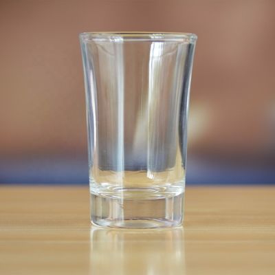 คุณภาพ Logo Printed Clear  Unique Shot Glasses With Color Decal โรงงาน