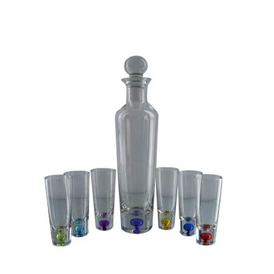คุณภาพ Round Shape 6 Color Unique Shot Glass Set For Vodka โรงงาน