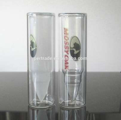 คุณภาพ Bullet Shaped Double Wall 45ml Unique Shot Glasses โรงงาน