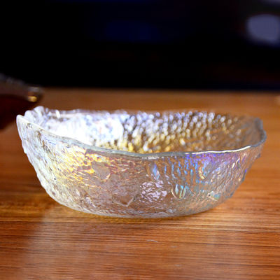 คุณภาพ Irregular shaped Colored Creative Glass Charger Plates โรงงาน