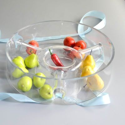 คุณภาพ Handmade Glass Fruit Plate โรงงาน