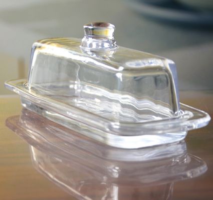 คุณภาพ Rectangle Cake Glass Charger Plates With Cover โรงงาน