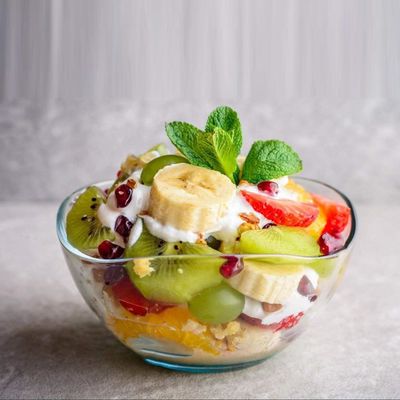 คุณภาพ Transparent Durable Wave Rim Glass Charger Plates , Fruit Salad Glass Bowl โรงงาน