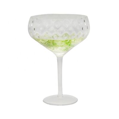 คุณภาพ Optical Pineapple Shape Giant Crystal Cocktail Glasses โรงงาน