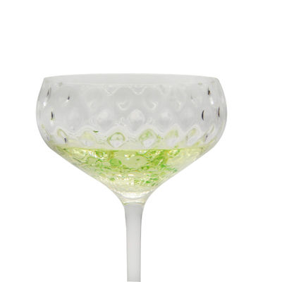 คุณภาพ Optical Pineapple Shape Giant Crystal Cocktail Glasses โรงงาน