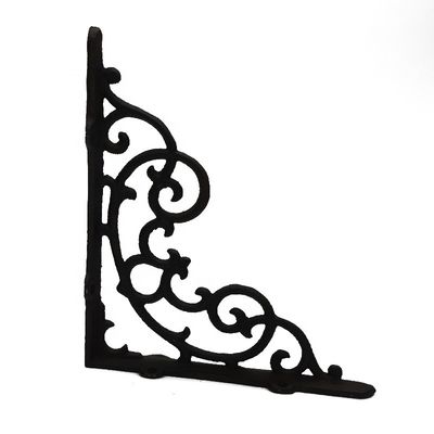 คุณภาพ Vintage Classic Pattern Cast Iron Shelf Bracket For Shop โรงงาน