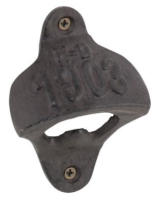 คุณภาพ Wall Mount Iron Bottle Opener Cast Iron Crafts For Bar Club โรงงาน