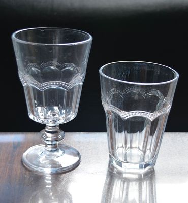 คุณภาพ Stemless Embossed Multiple Tangent 10 Oz Glass Tumbler โรงงาน