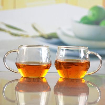 คุณภาพ Borosilicate Heat Resistant Tea Glass Mug With Handle โรงงาน