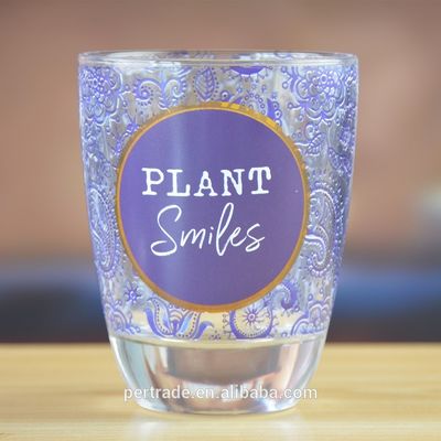 คุณภาพ Heavy Duty Tumbler Drinking Glasses With Decorated Pattern โรงงาน