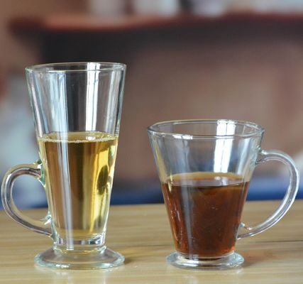 คุณภาพ Irish Style Machine Made Crystal Whisky Tumblers With Handle โรงงาน