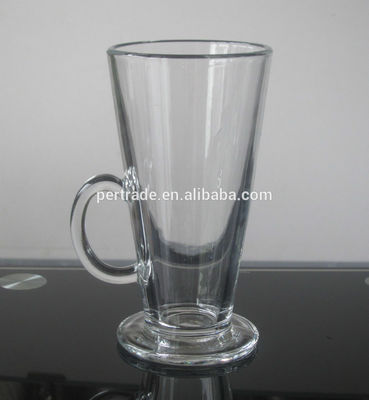 คุณภาพ Irish Style Machine Made Crystal Whisky Tumblers With Handle โรงงาน