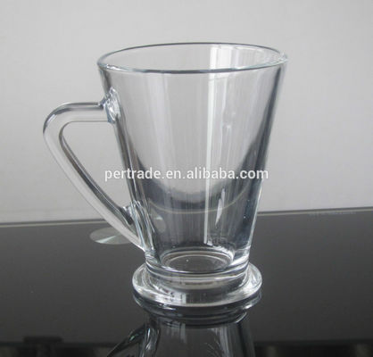 คุณภาพ Irish Style Machine Made Crystal Whisky Tumblers With Handle โรงงาน