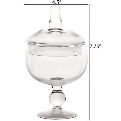 คุณภาพ Multipurpose Set Of 3 Clear Glass Jars For Kitchen โรงงาน