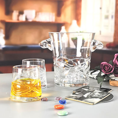 คุณภาพ Unique Handmade Whiskey Glass With Inlaid Eyes Design โรงงาน