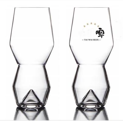 คุณภาพ Unique Peak Bottom Ipa Glass Handmade Crystal Craft Beer Glasses โรงงาน