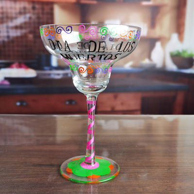 คุณภาพ Halloween Margarita Glass 12Oz Crystal Cocktail Glasses โรงงาน