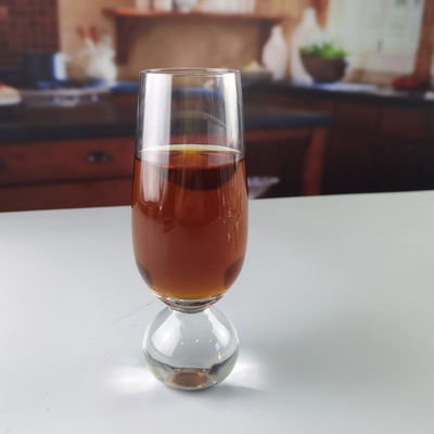 คุณภาพ Ball Stemmed Lead Free Crystal Highball Tumblers For Champagne โรงงาน